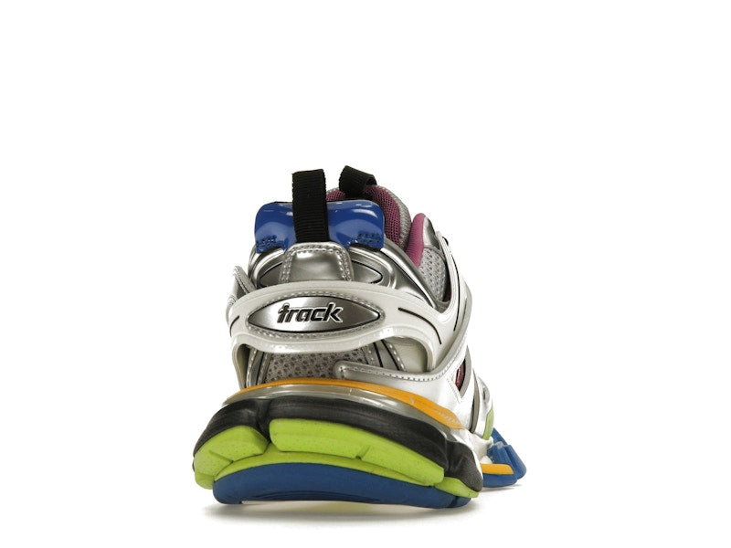 Balenciaga Track Leather Free White Silver Multi