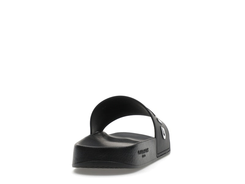 Givenchy Paris Flat Sandals Black White
