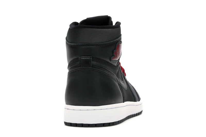 Jordan 1 Retro High Black Satin Gym Red