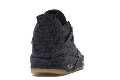 Jordan 4 Retro Levi's Black (GS) (Blank Tag)