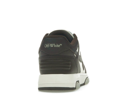 OFF-WHITE Out Of Office "OOO" Low Tops Chocolate Cream