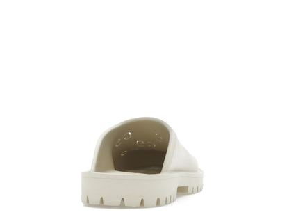 Gucci Slip-on Sandal Cut Out Monogram Mystic White