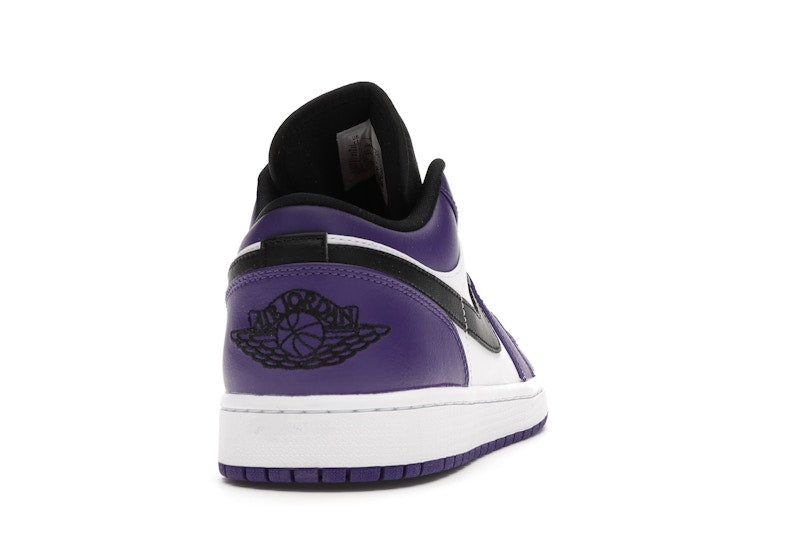 Jordan 1 Low Court Purple White