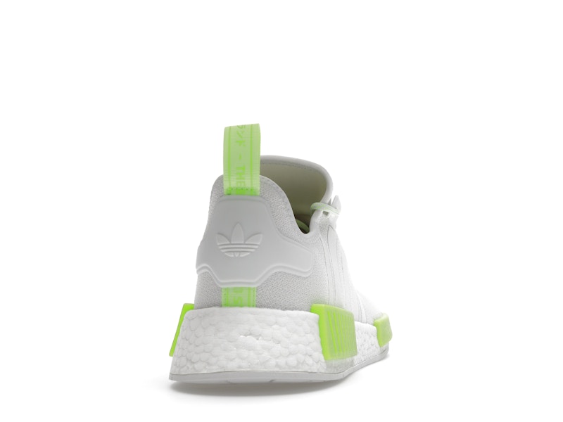 adidas NMD R1 Crystal White Solar Green