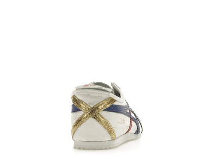 Onitsuka Tiger Mexico 66 White Blue Red Metallic Gold
