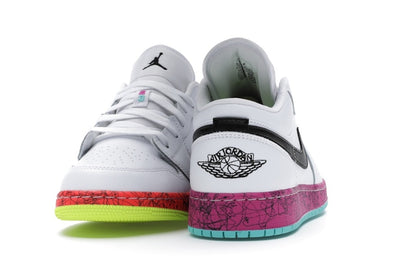 Jordan 1 Low Multi-Color Midsoles White (GS)