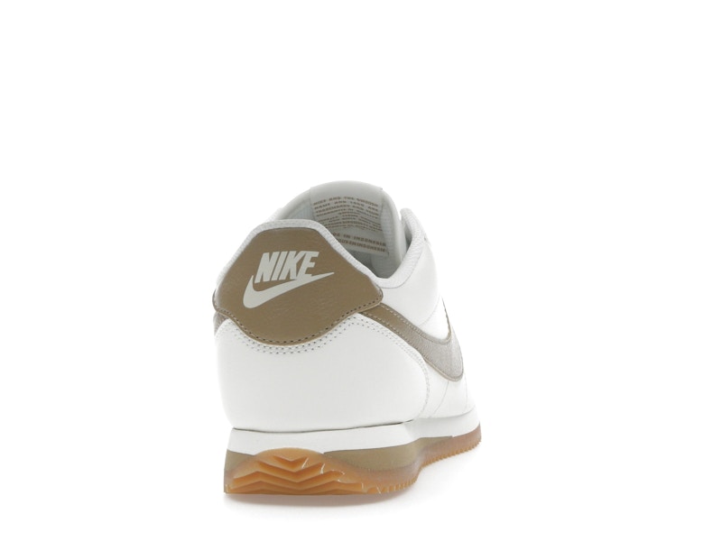 Nike Cortez Leather Sail Gum Yellow Parachute Beige