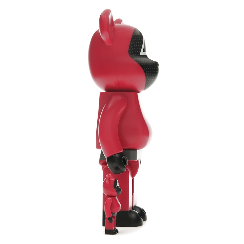 Bearbrick x Squid Game Guard (Triangle) 100% & 400% Set