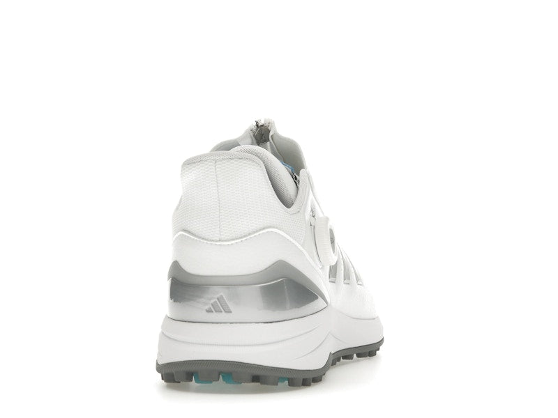 adidas Solarmotion BOA 24 Spikeless Golf Cloud White Silver Metallic Blue Burst