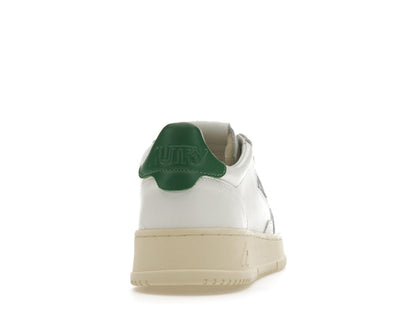 Autry Medalist Leather Low White Green