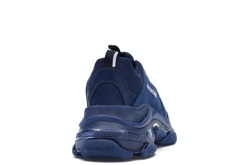 Balenciaga Triple S Clear Sole Navy