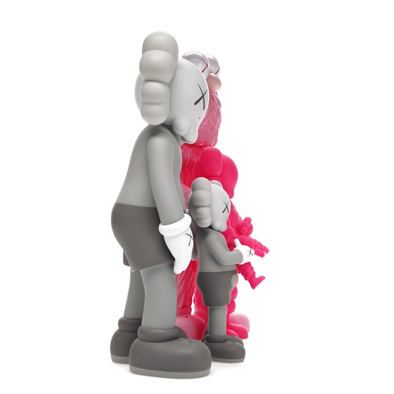 KAWS Family Vinyl Figures Grey/Pink