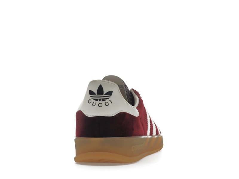 adidas x Gucci Gazelle Burgundy Velvet