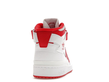 adidas Forum Mid Cloud White Vivid Red