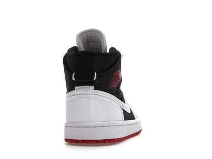 Jordan 1 Mid SE Utility Canvas White Black Gym Red (Women's)