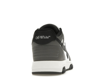 OFF-WHITE Out Of Office OOO Low Tops Dark Gray Black