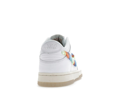 Nike Dunk Low SE Rainbow Lace Swoosh White (GS)