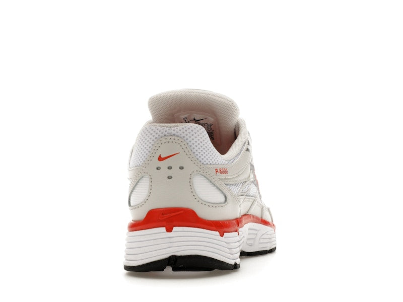 Nike P-6000 White Platinum Tint Black Picante Red (Women's)