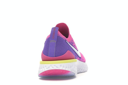 Nike Epic React Flyknit 2 Laser Fuchsia White (Women's)
