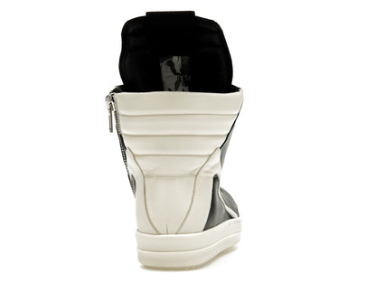 Rick Owens GeoBasket Oversized Eylet Black Milk
