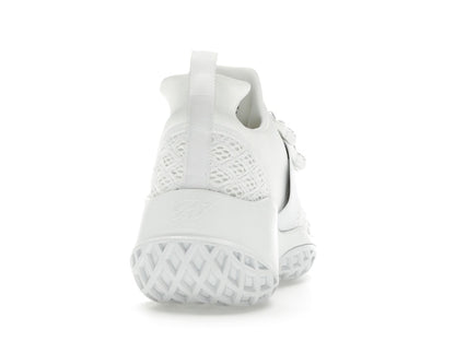 Roger Vivier Viv' Run Fabric White Crystal Buckle (Women's)