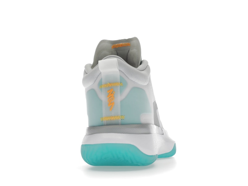 Jordan Zion 1 White Dynamic Turquoise
