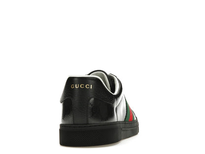 Gucci Ace GG Crystal Canvas Black