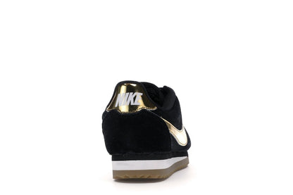 Nike Classic Cortez Black Metallic Gold Gum (Women's)