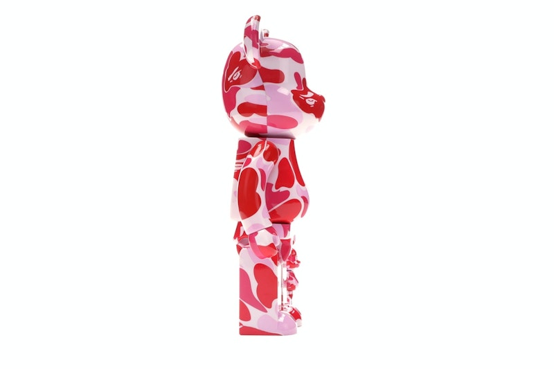 Bearbrick A Bathing Ape ABC Camo 100% & 400% Set Pink