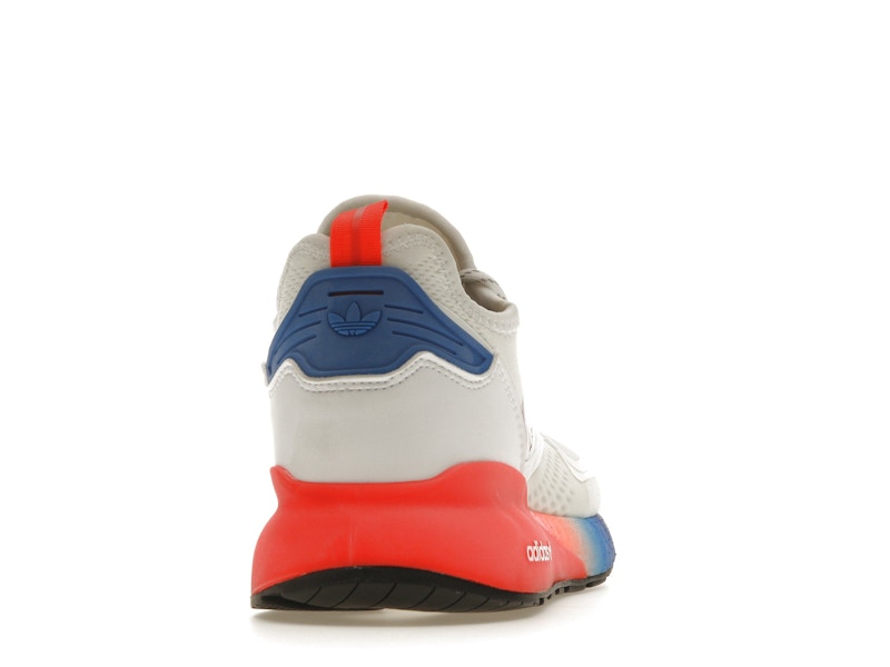 adidas ZX 2K Boost White Solar Red Blue