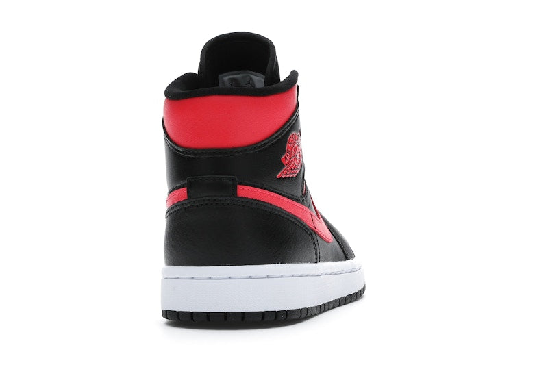 Jordan 1 Mid Black Siren Red (Women's)