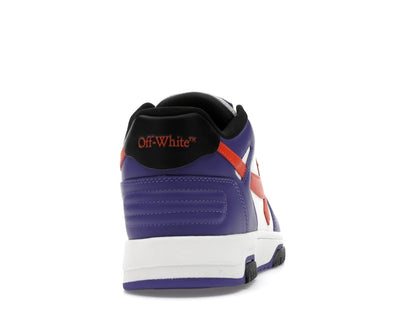OFF-WHITE Out Of Office OOO Low Tops White Purple Orange