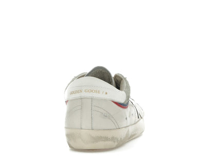 Golden Goose Super Star White Grey Red Blue