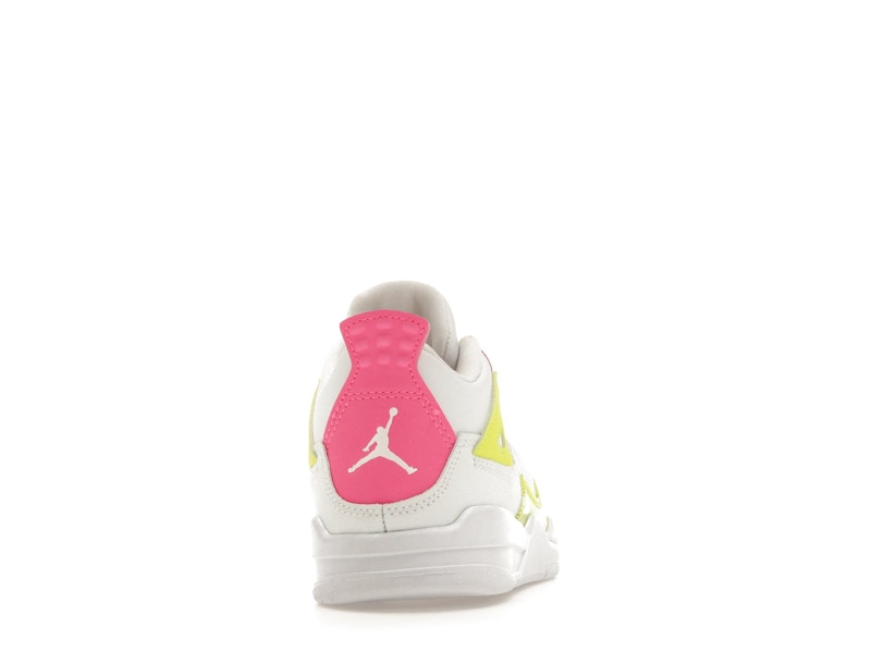 Jordan 4 Retro White Lemon Pink (PS)