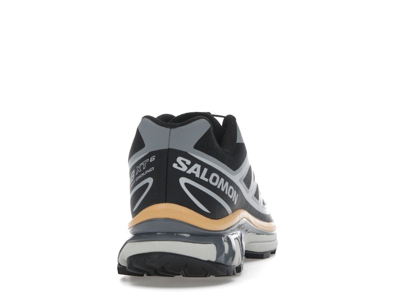 Salomon XT-6 Black Footwear Silver Warm Apricot