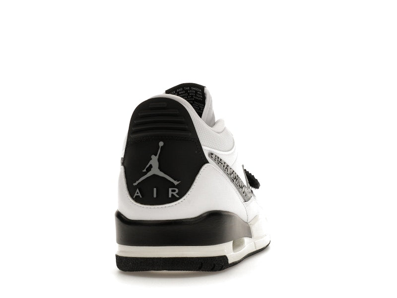 Jordan Legacy 312 Low White Black Elephant Swoosh