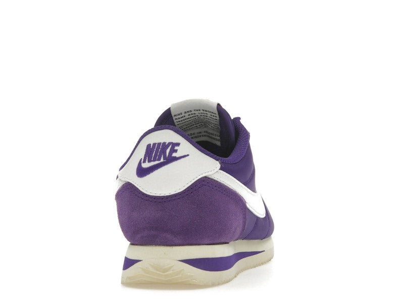 Nike Cortez Textile Field Purple Alabaster Safety Orange Summit White (Women's)