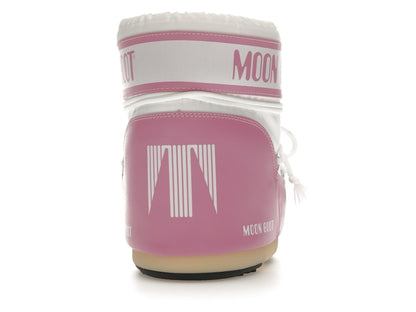 Moon Boot Icon Nylon Low Boot Pink White