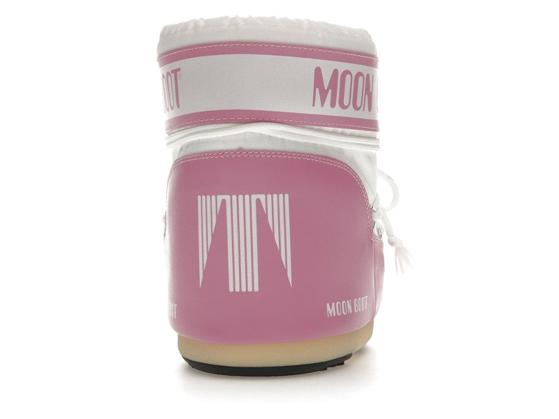 Moon Boot Icon Nylon Low Boot Pink White