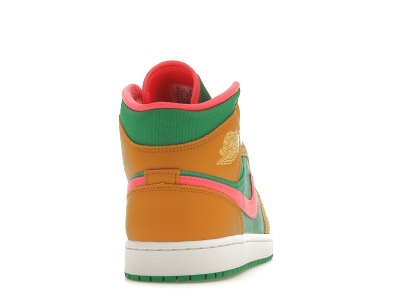 Jordan 1 Mid SE Wheat Watermelon