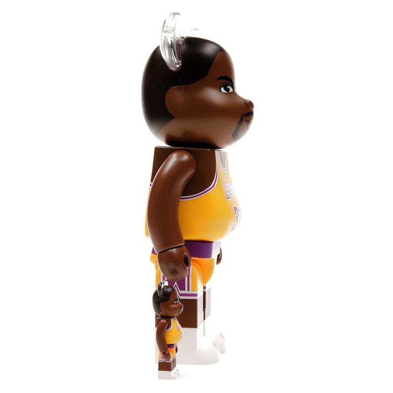 Bearbrick NBA Magic Johnson (Los Angeles Lakers) 100% & 400% Set