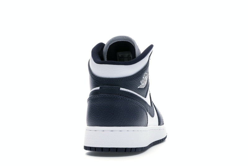 Jordan 1 Mid White Metallic Gold Obsidian (GS)