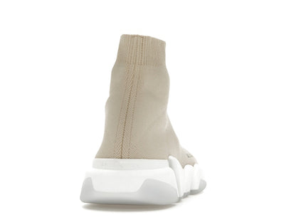 Balenciaga Speed 2.0 Recycled Sole Transparent Sole Beige