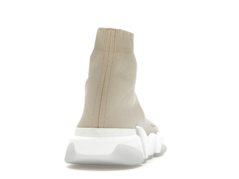 Balenciaga Speed 2.0 Recycled Sole Transparent Sole Beige