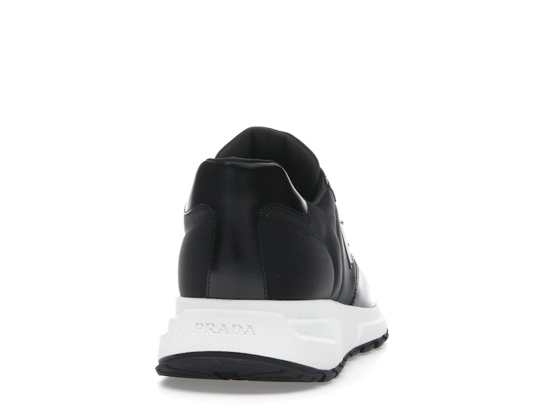 Prada PRAX 01 Sneakers Re-Nylon Brushed Leather Black White