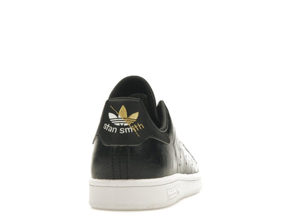 adidas Stan Smith Cracked Leather Black Gold (Women's)