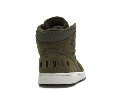 Jordan 1 Mid Olive Canvas (2018)
