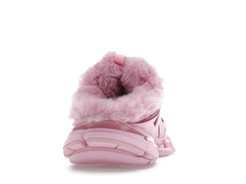 Balenciaga Track Mule Pink Faux Fur (Women's)