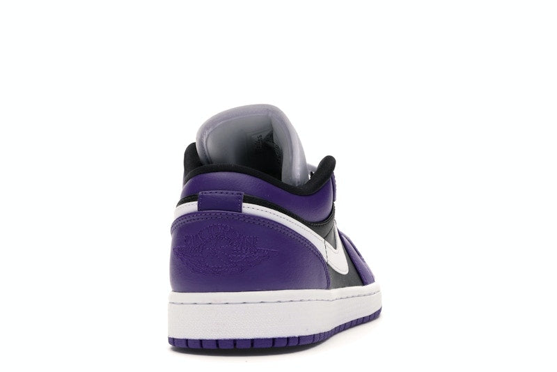 Jordan 1 Low Court Purple Black