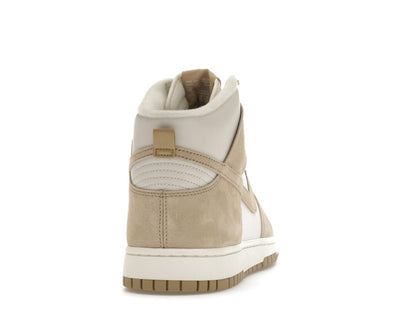 Nike Dunk High Tan Suede White